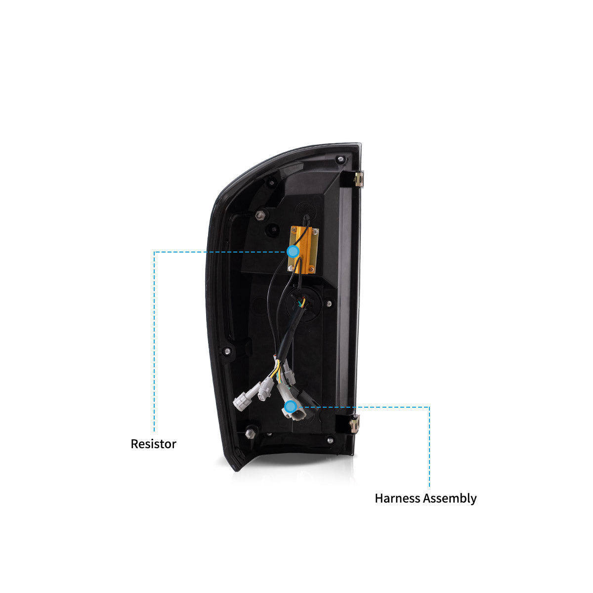 VLAND LED Taillights for Toyota Tacoma 2016-2023 With start-up animation