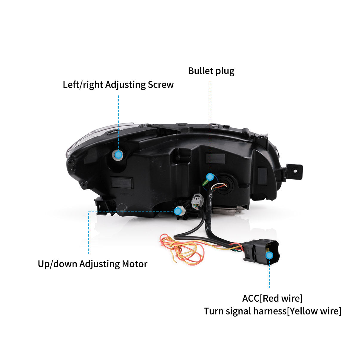 VLAND LED Headlights for 2015-2021 Subaru WRX