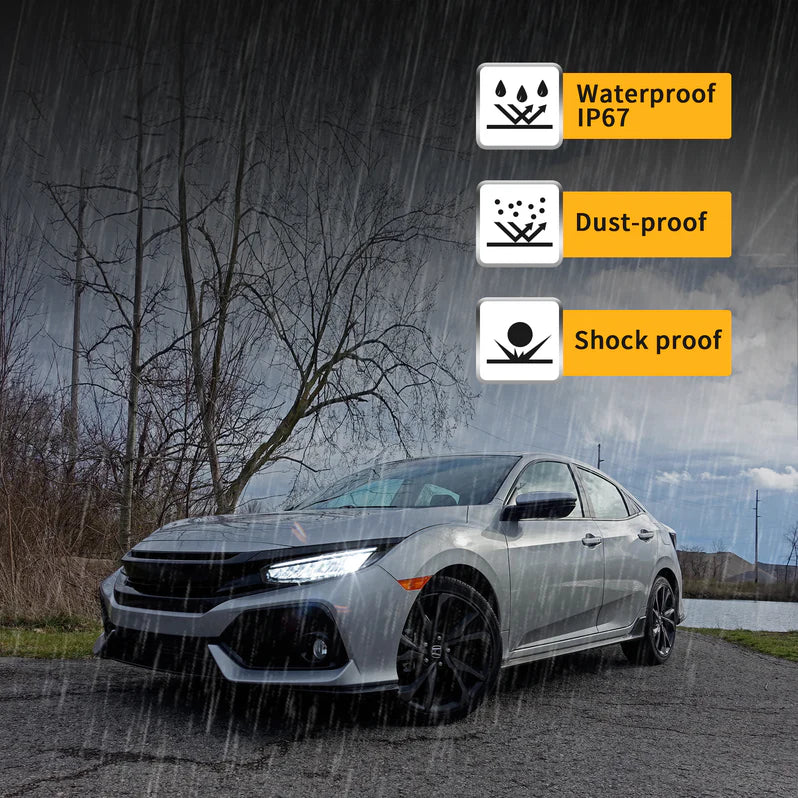 VLAND LED Reflection Bowl Headlights For 2016-2021 Honda Civic Australia