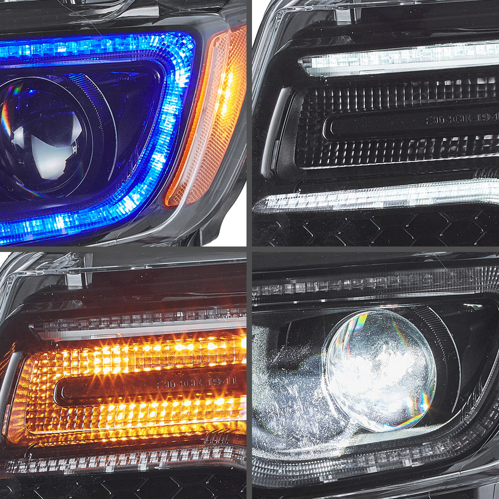 VLAND LED Headlights For 2011-2013 Jeep Grand Cherokee (WK2) Australia