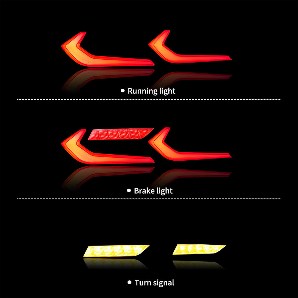 VLAND LED Taillights For 2014–2019 Chevrolet Corvette C7