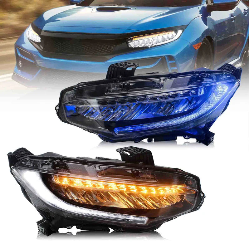VLAND LED Headlights For 2016-2021 Honda Civic Australia