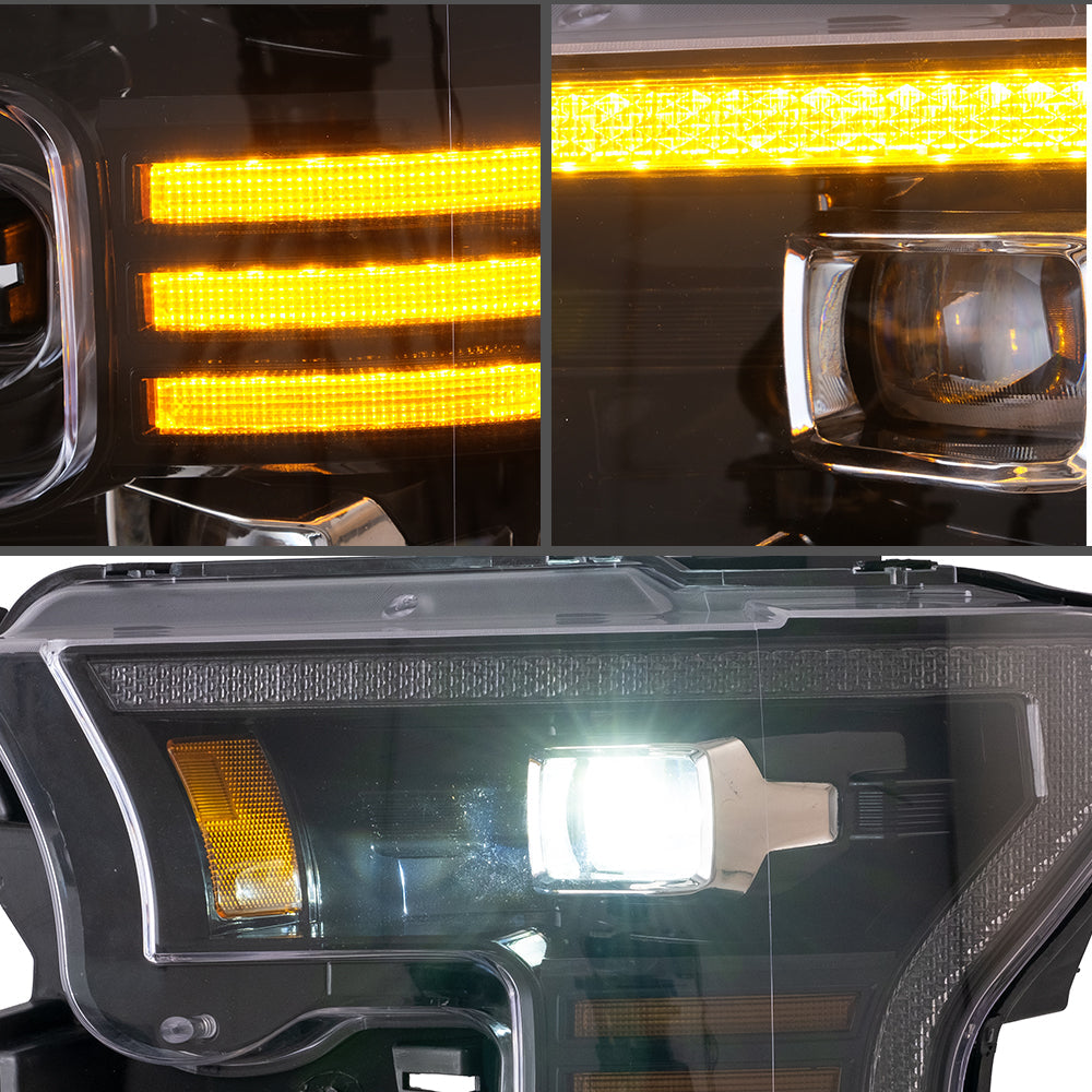 VLAND LED Headlights For 2015-2017 Ford F150