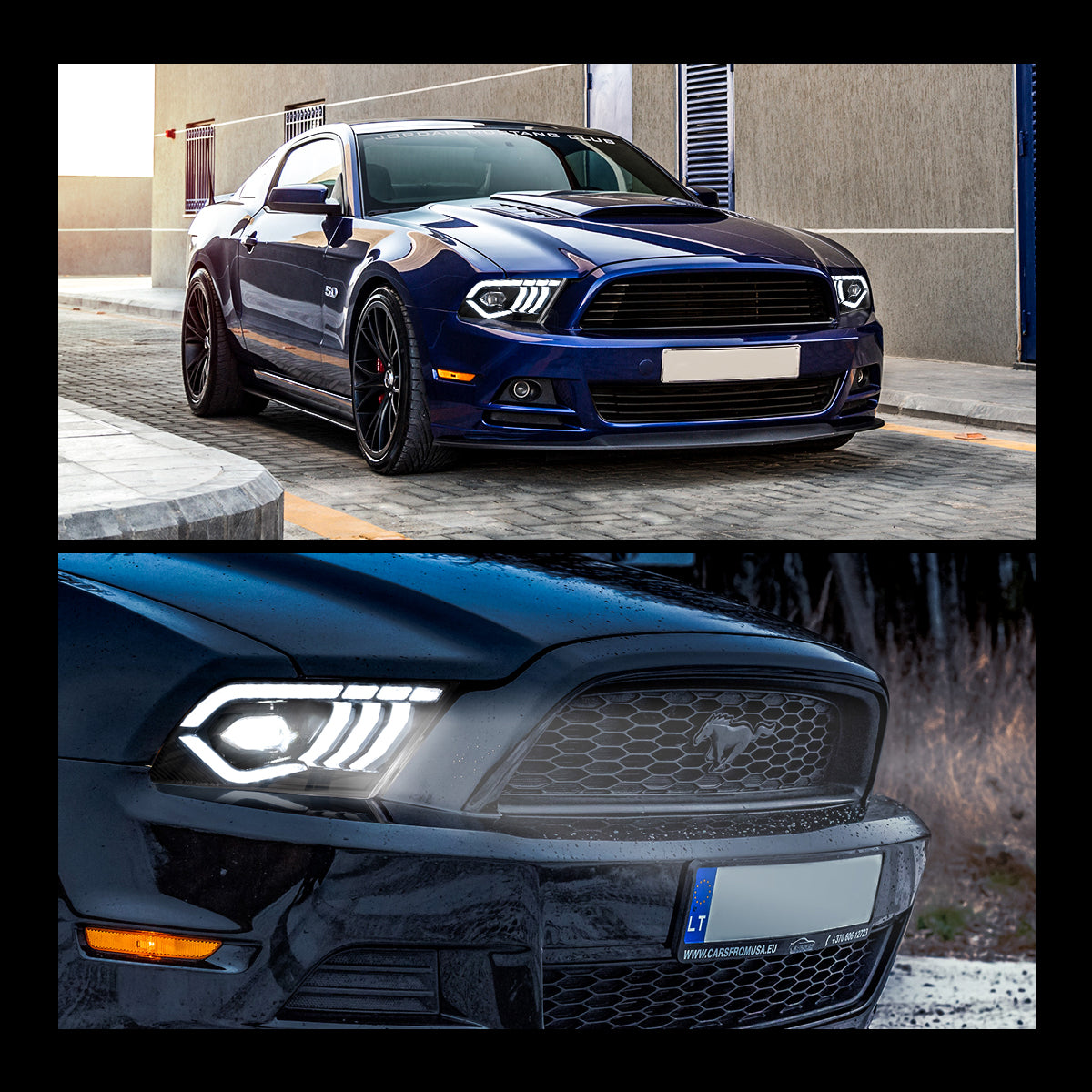 VLAND LED Headlights for Ford Mustang 2010-2014