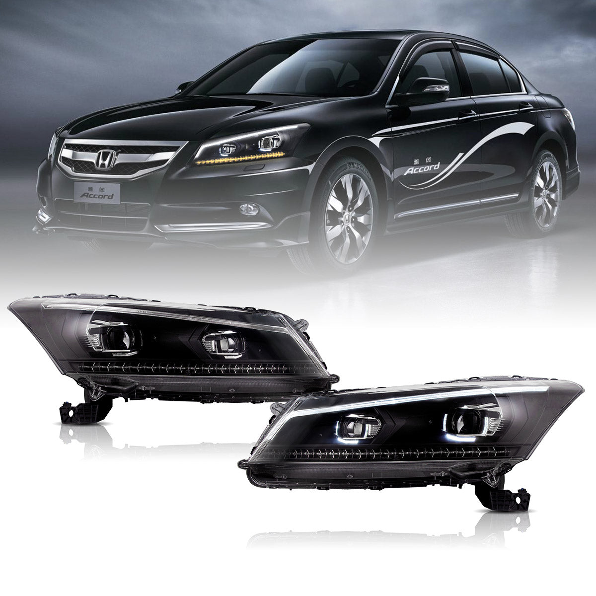 VLAND LED Headlights For 2008-2012 Honda Accord Australia