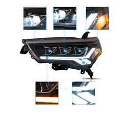 VLAND LED Projector Headlights for 2014-2024 Toyota 4Runner