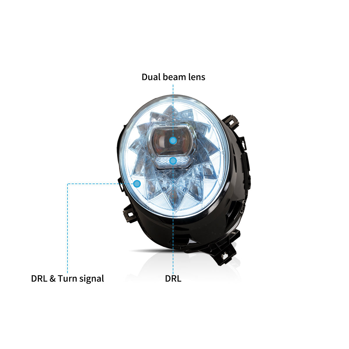 VLAND LED Headlights For 2014-2019 Mini Cooper F56 bentley style Australia