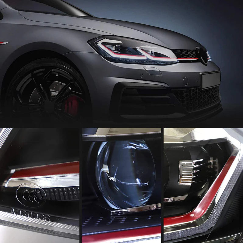 VLAND Headlights For 2018-2021 Golf MK7.5 Halogen Models Australia