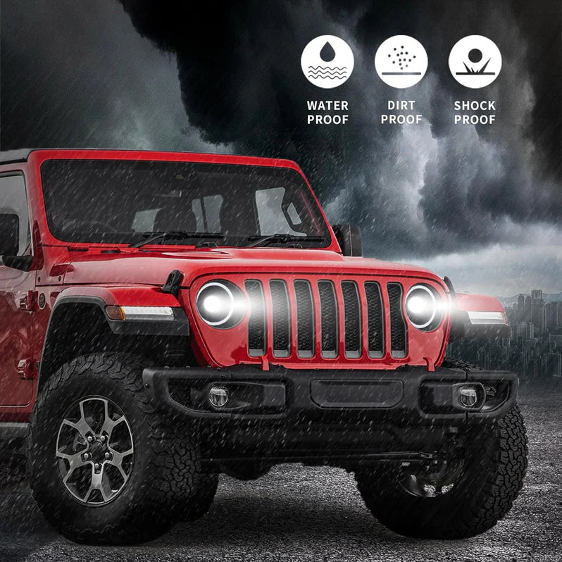 VLAND LED Headlights For 2018-2023 Jeep Wrangler & Gladiator JT Australia