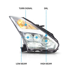 VLAND LED Headlights For 2008-2023 Nissan GTR R35 Australia