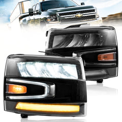 VLAND LED Headlights 2007-2013 Chevrolet Silverado 1500 2500HD 3500HD