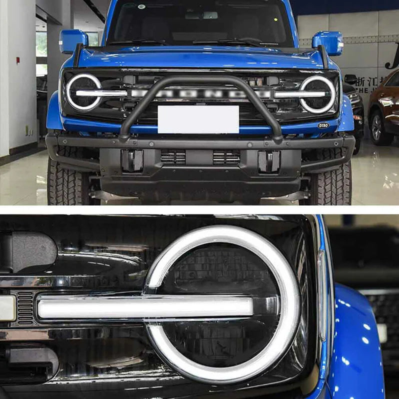 VLAND RGB LED Projector Headlights For 2021-2024 Ford Bronco
