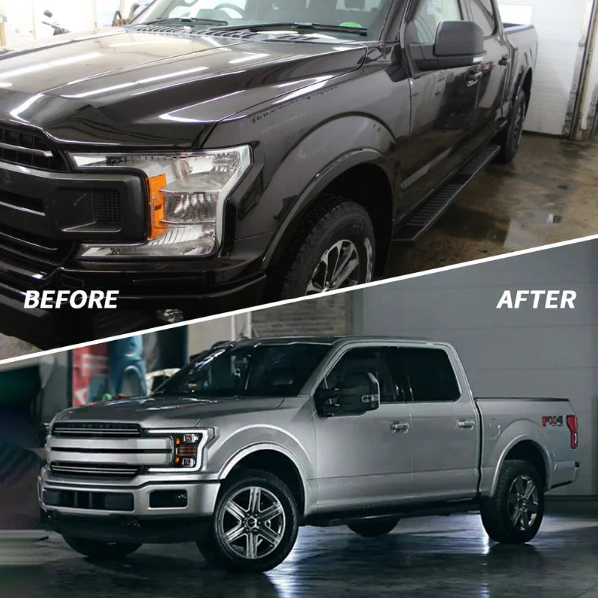 VLAND LED Dual Beam Headlights For 2018-2020 Ford F150 Australia