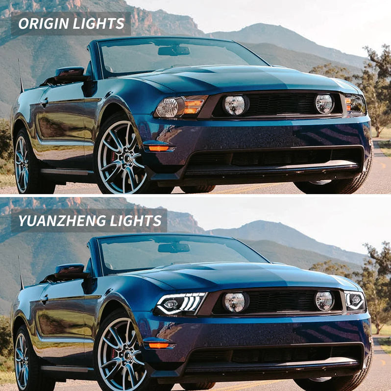 VLAND LED Headlights for Ford Mustang 2010-2014