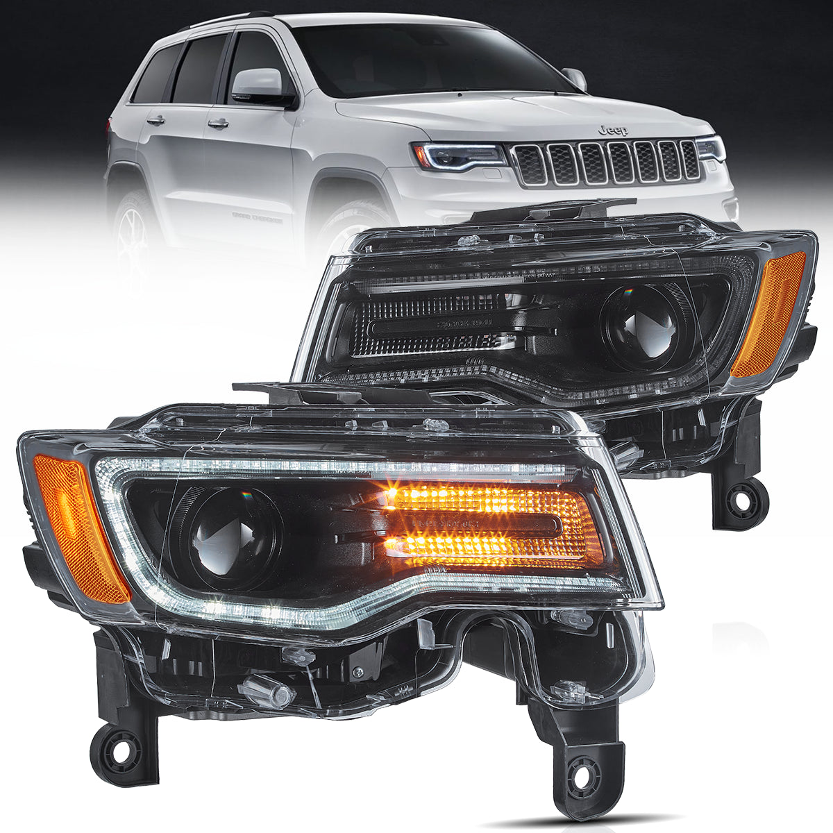 VLAND LED Headlights For 2014-2022 Jeep Grand Cherokee Australia