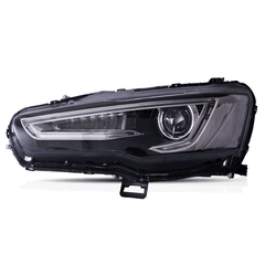 Clearance-2008-2017 Mitsubishi Lancer & EVO X chrome with demon eyes Headlight Australia