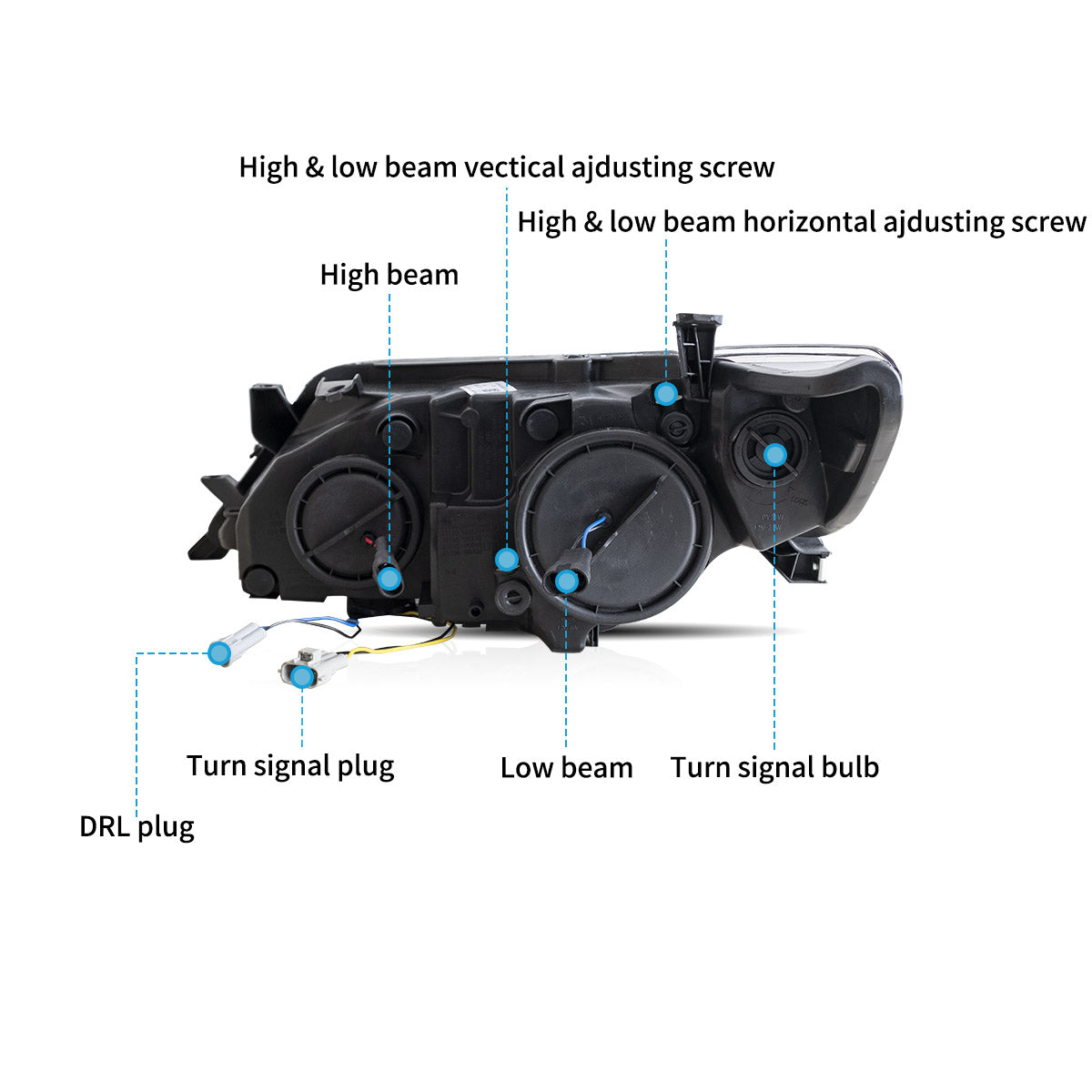 VLAND LED Headlights for 2012-2014 Toyota Camry Sedan Australia
