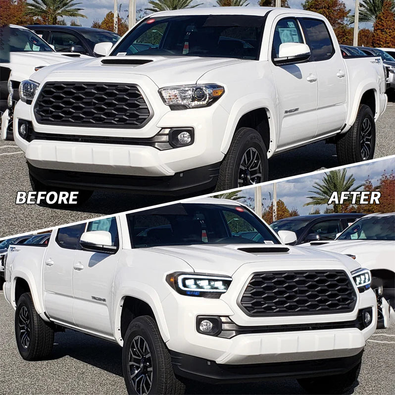 VLAND LED Matrix Projector Headlights For 2016-2023 Toyota Tacoma