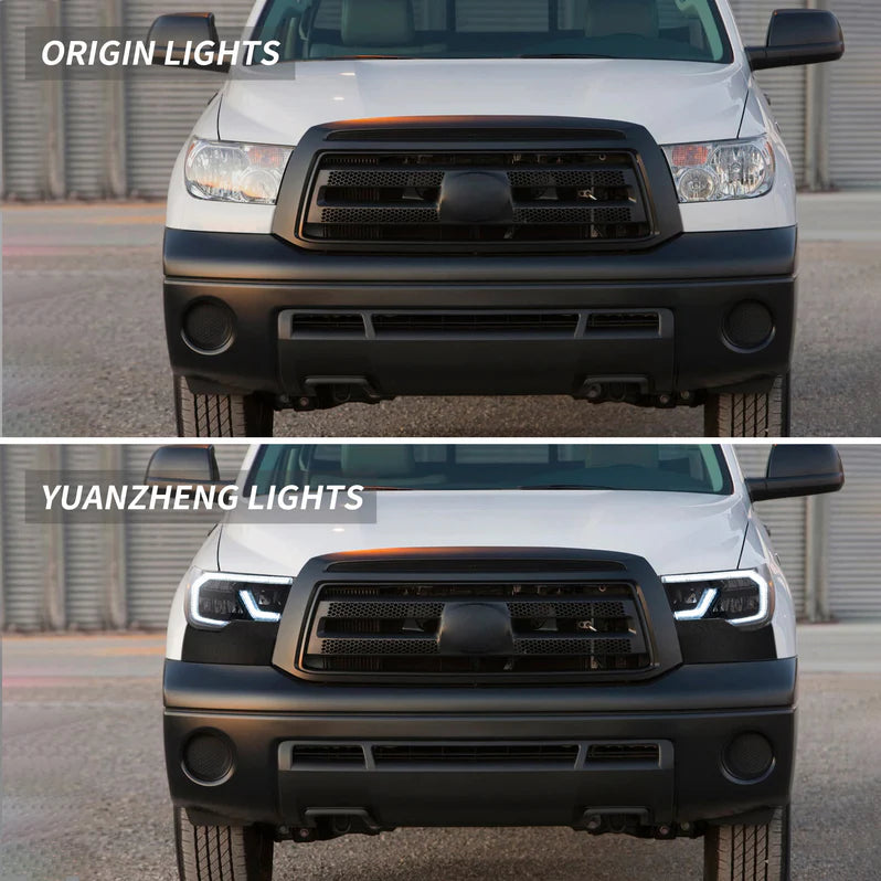 VLAND LED Headlights For  2007-2013 Toyota Tundra & 2008-2020 Sequoia