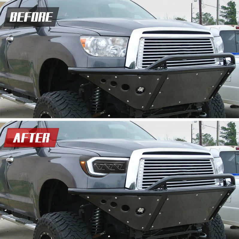 VLAND LED Matrix Headlights For 2007-2013 Toyota Tundra and 2008-2020 Toyota Sequoia