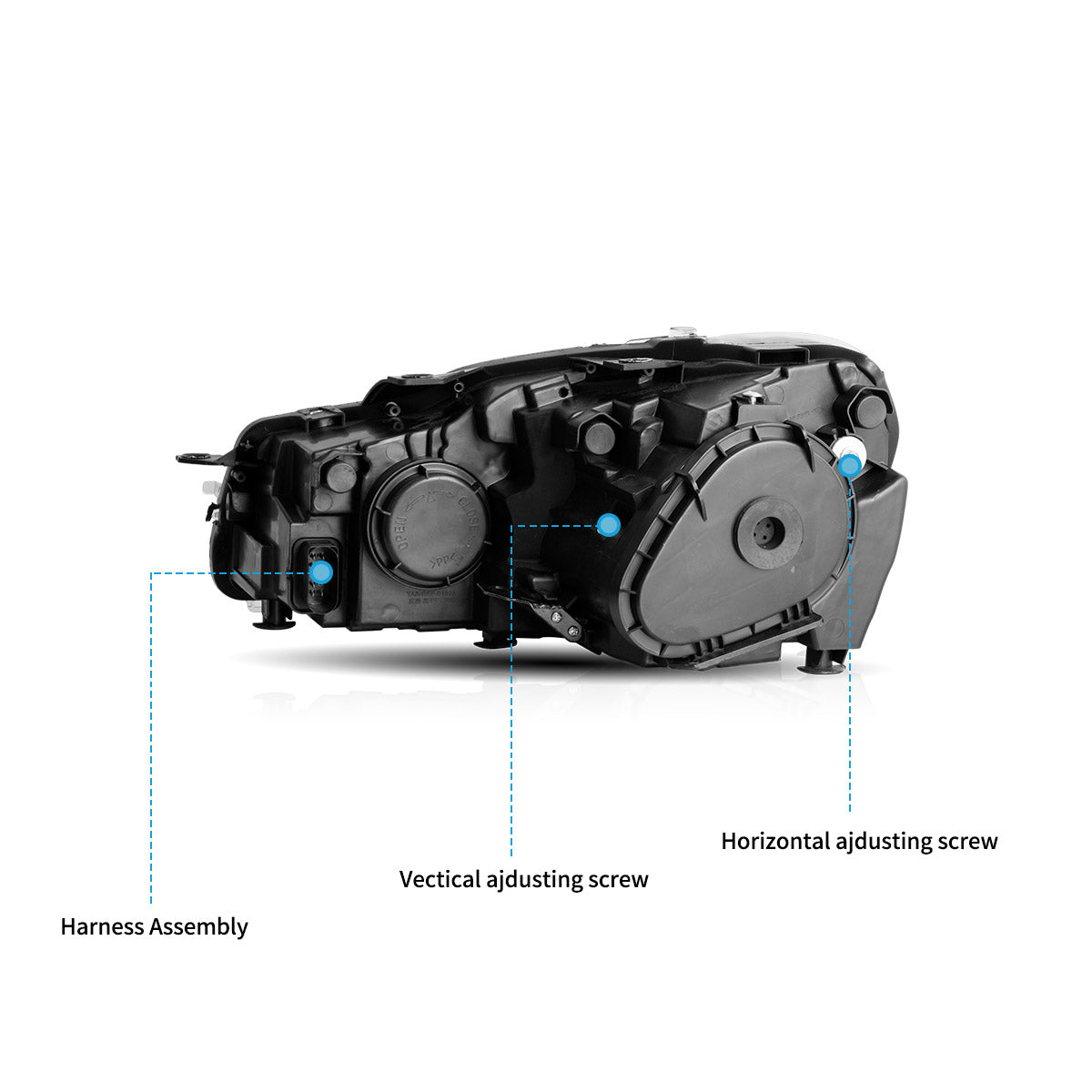 VLAND LED Headlights For 2009-2014 Volkswagen Golf 6 MK6 Australia