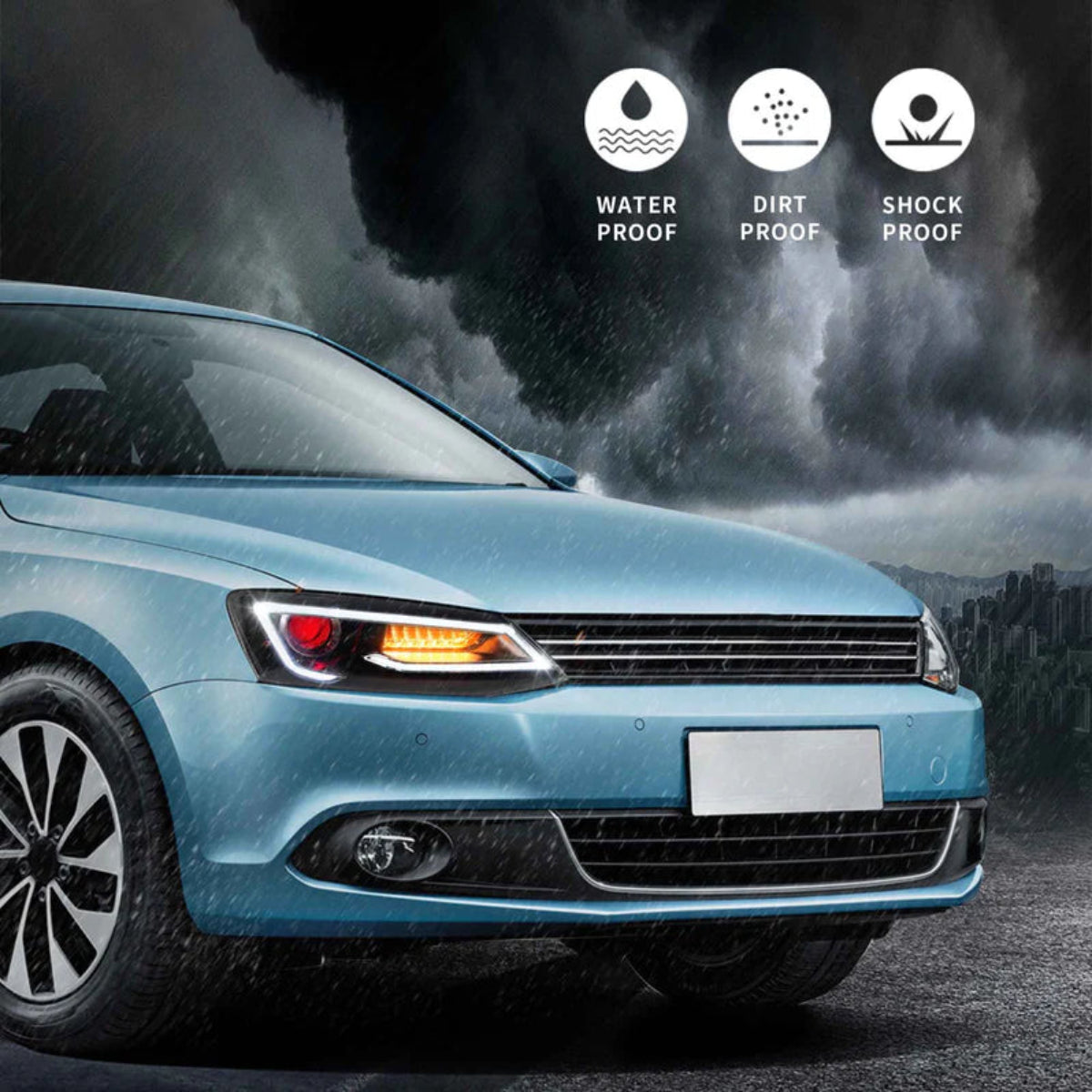 VLAND Headlights For 2012-2018 Volkswagen Jetta/Sagitar MK6 Australia