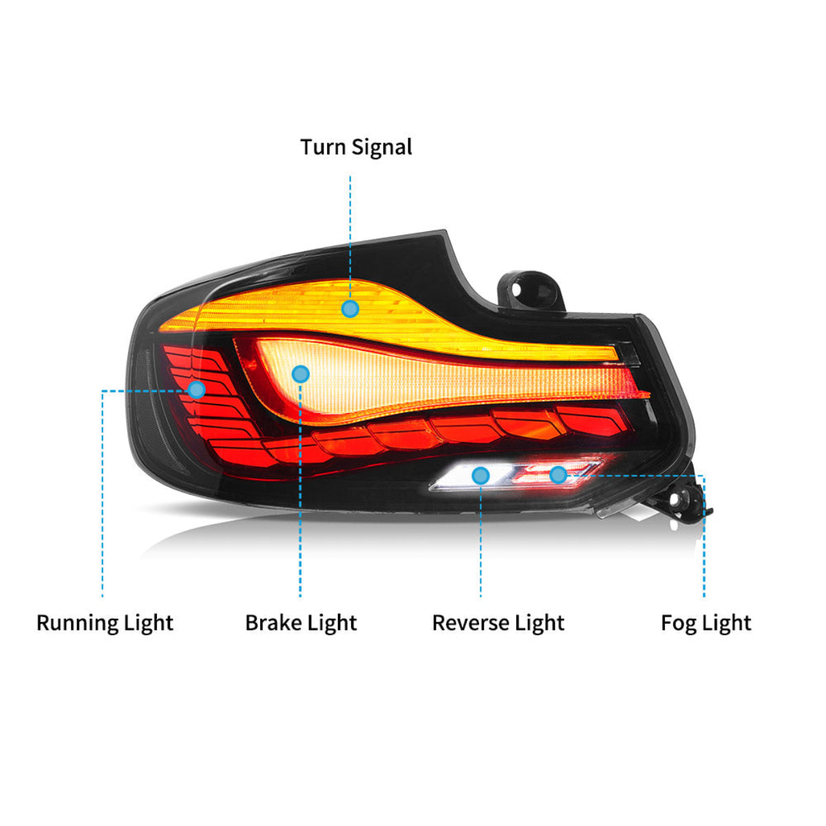 VLAND OLED Taillights For 2014-2020 BMW 2 series M2 F22 F23 F87 Australia