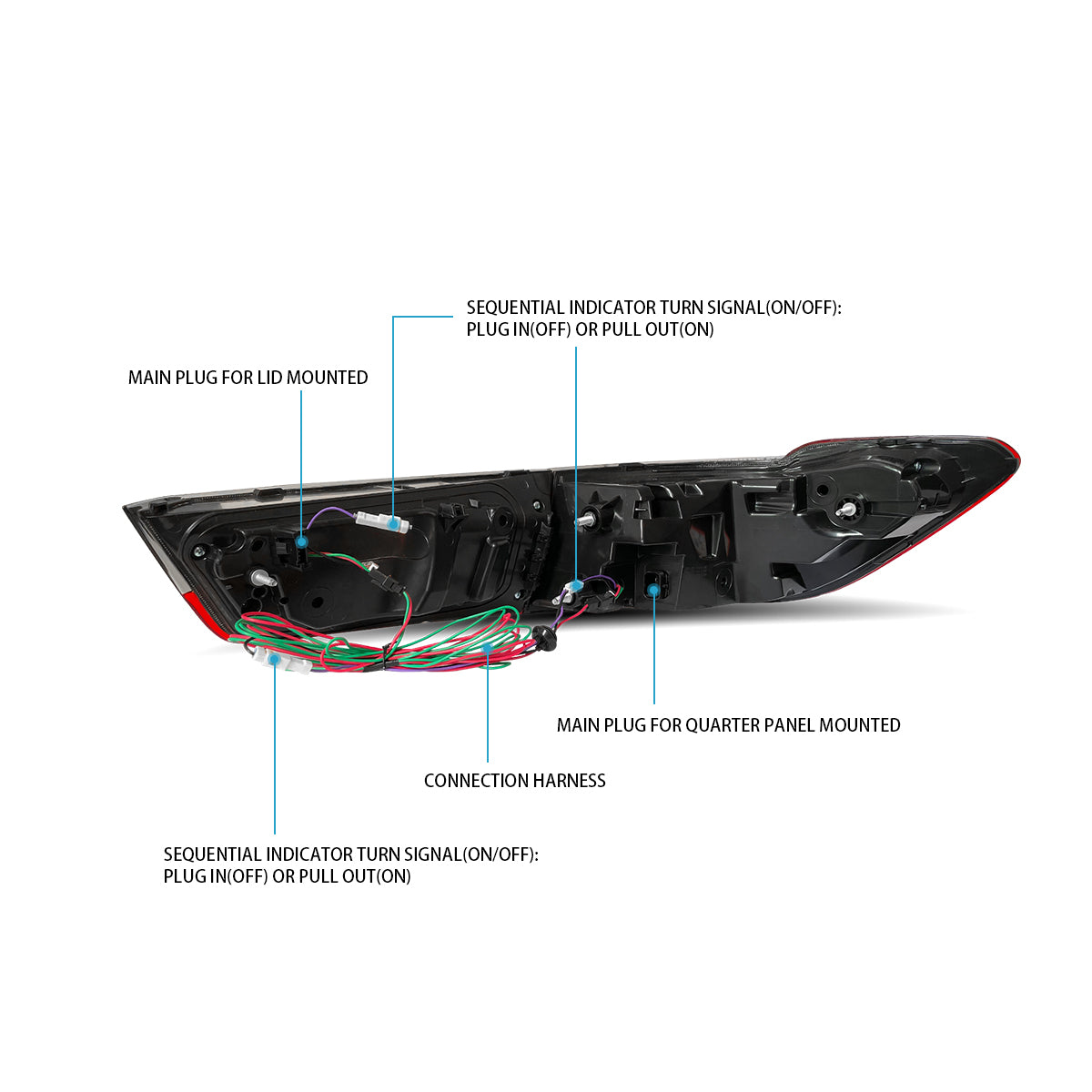 VLAND LED Laser Taillights For 2020-2024 BMW 3-Series G20 Australia