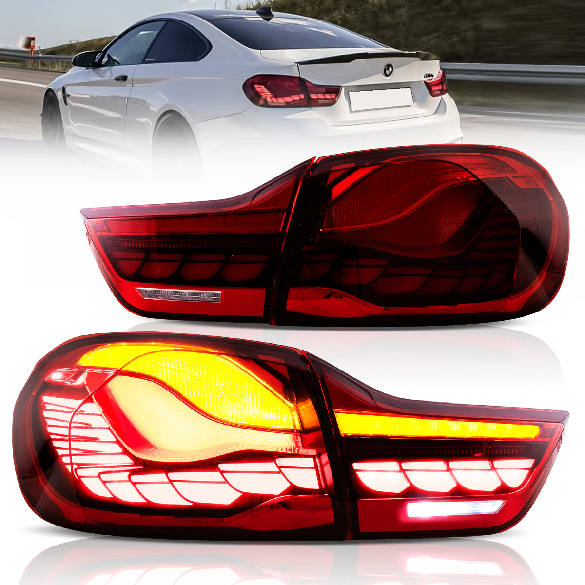 VLAND OLED Tail Lights For 2014-2020 BMW 4-Series M4 GTS F32 F82 Australia