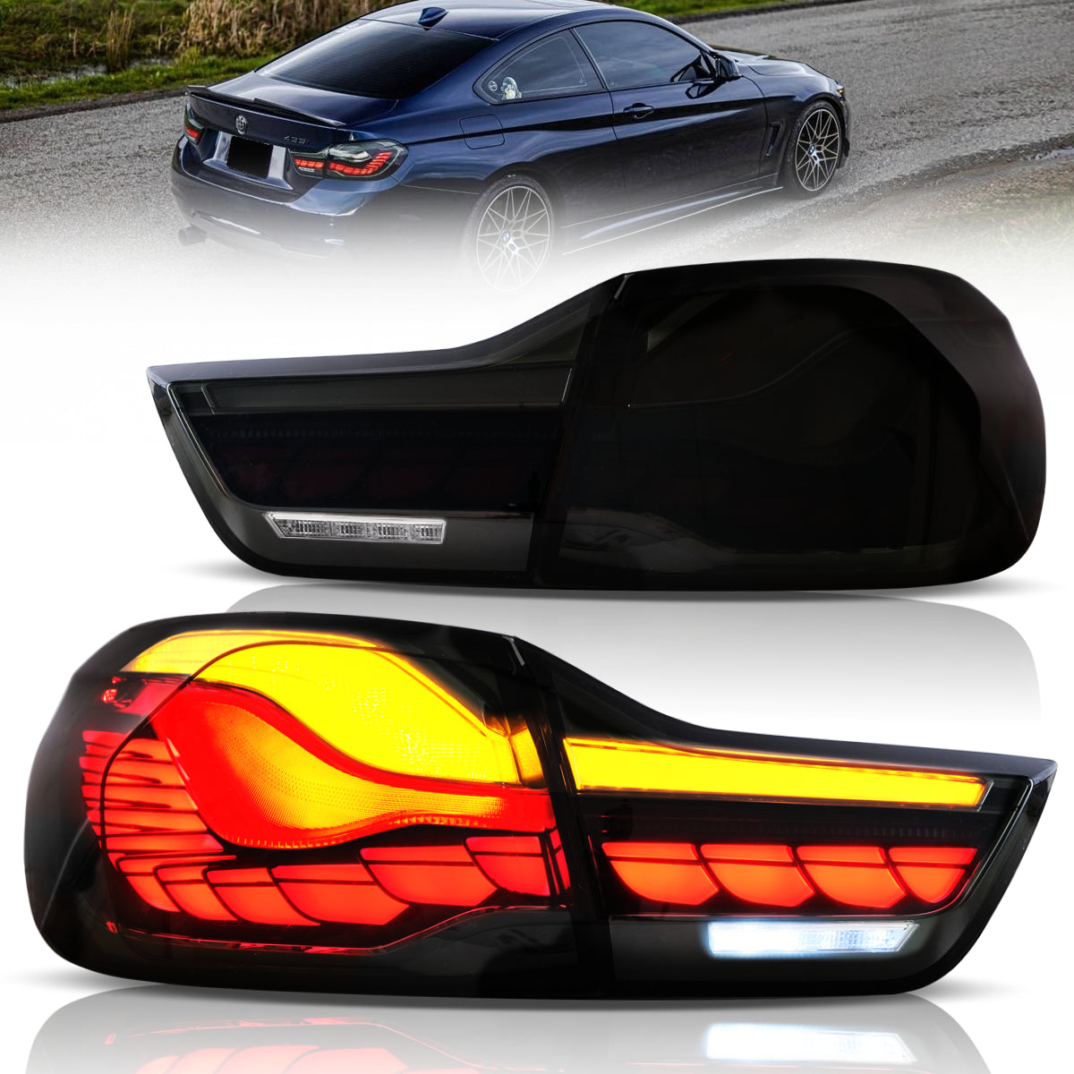 VLAND OLED Tail Lights For 2014-2020 BMW 4-Series M4 GTS F32 F82 Australia