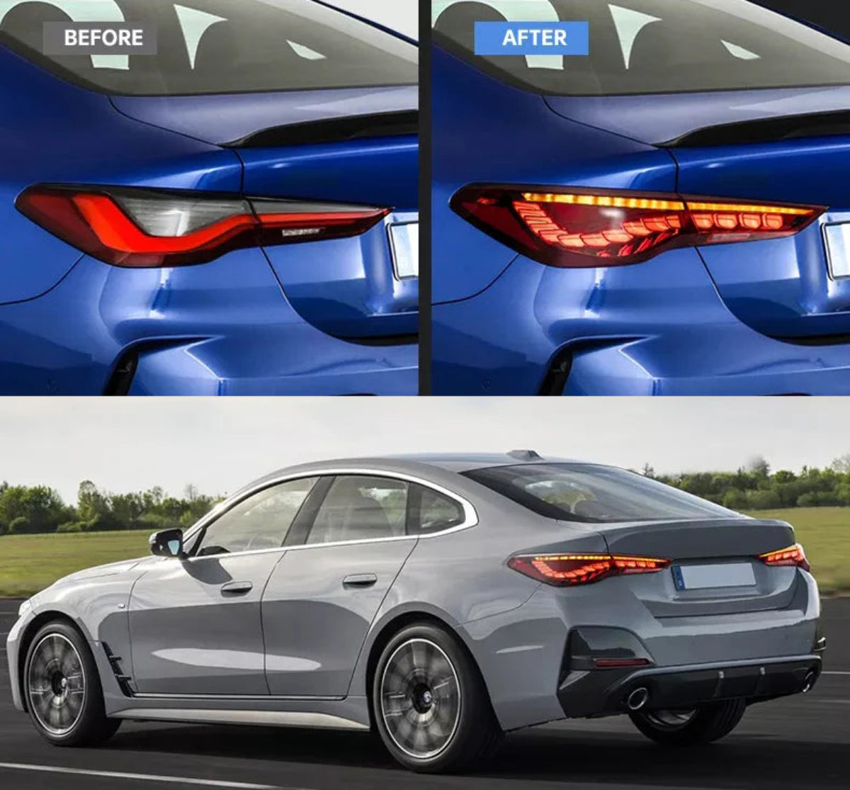 VLAND OLED Taillights For 2021-2024 Bmw 4 Series M4 G22/G23/G26/G82/G83 Australia