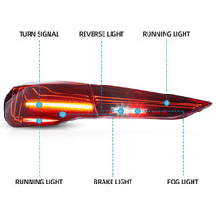 VLAND LED Taillights CSL Style For 2021-2024 BMW 4-Series M4 Australia
