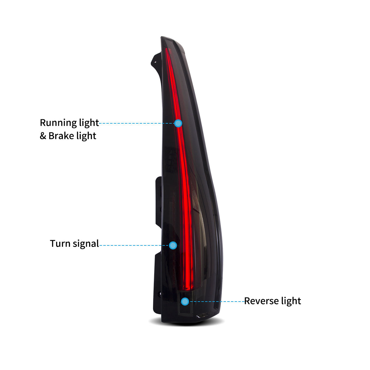 VLAND LED Tail Lights For 2007-2014 Cadillac Escalade / ESV Australia