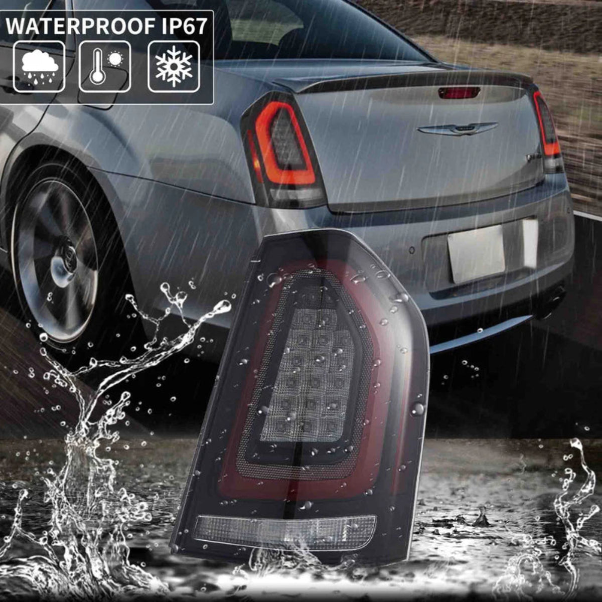 VLAND LED Taillights For 2011-2014 Chrysler 300 & Lancia Thema Australia