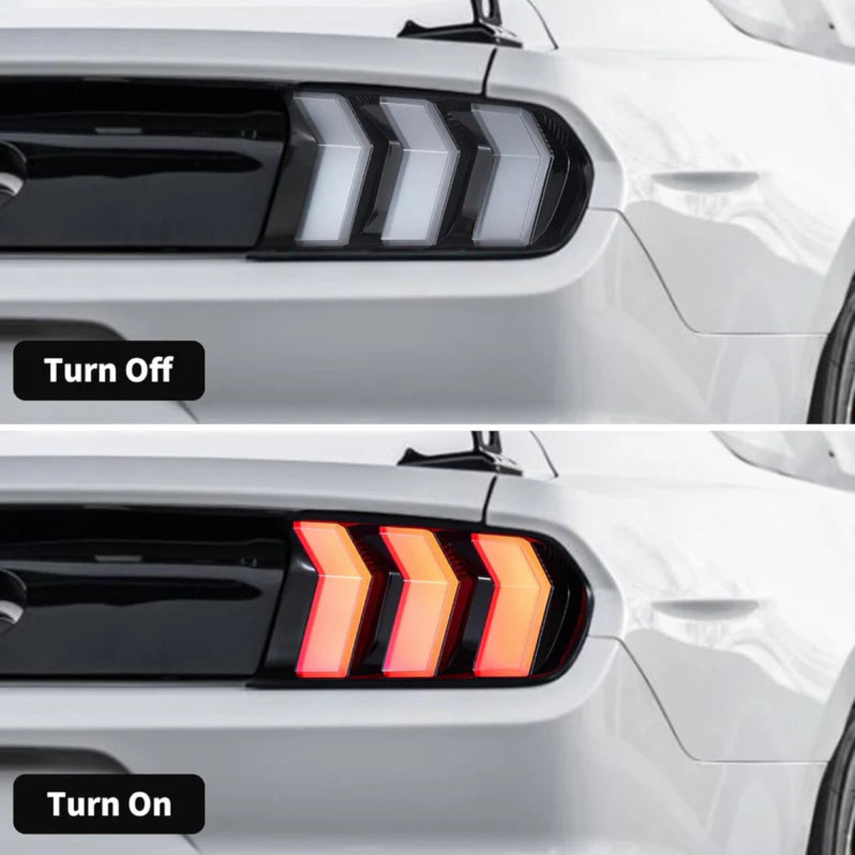VLAND LED Taillights For 2015-2023 Ford Mustang S550 with 5 Modes turn signal Australia
