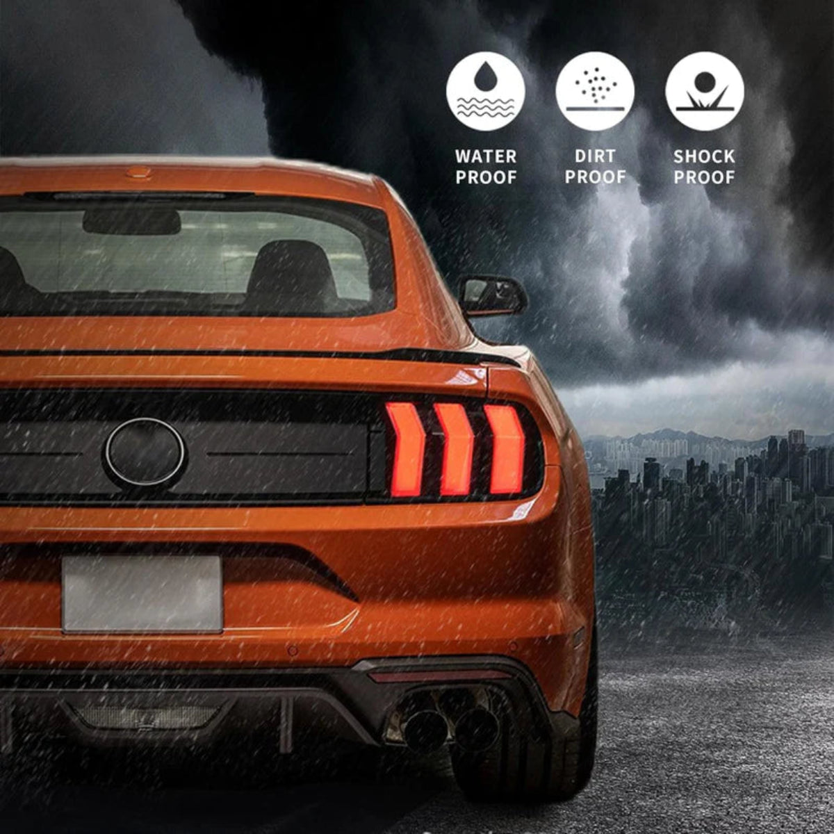 VLAND LED Taillights For 2015-2023 Ford Mustang S550 with 5 Modes turn signal Australia