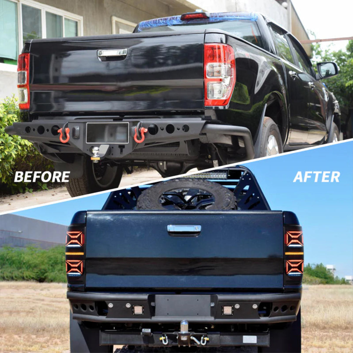 VLAND LED Taillights For 2012-2022 Ford Ranger T6 Australia