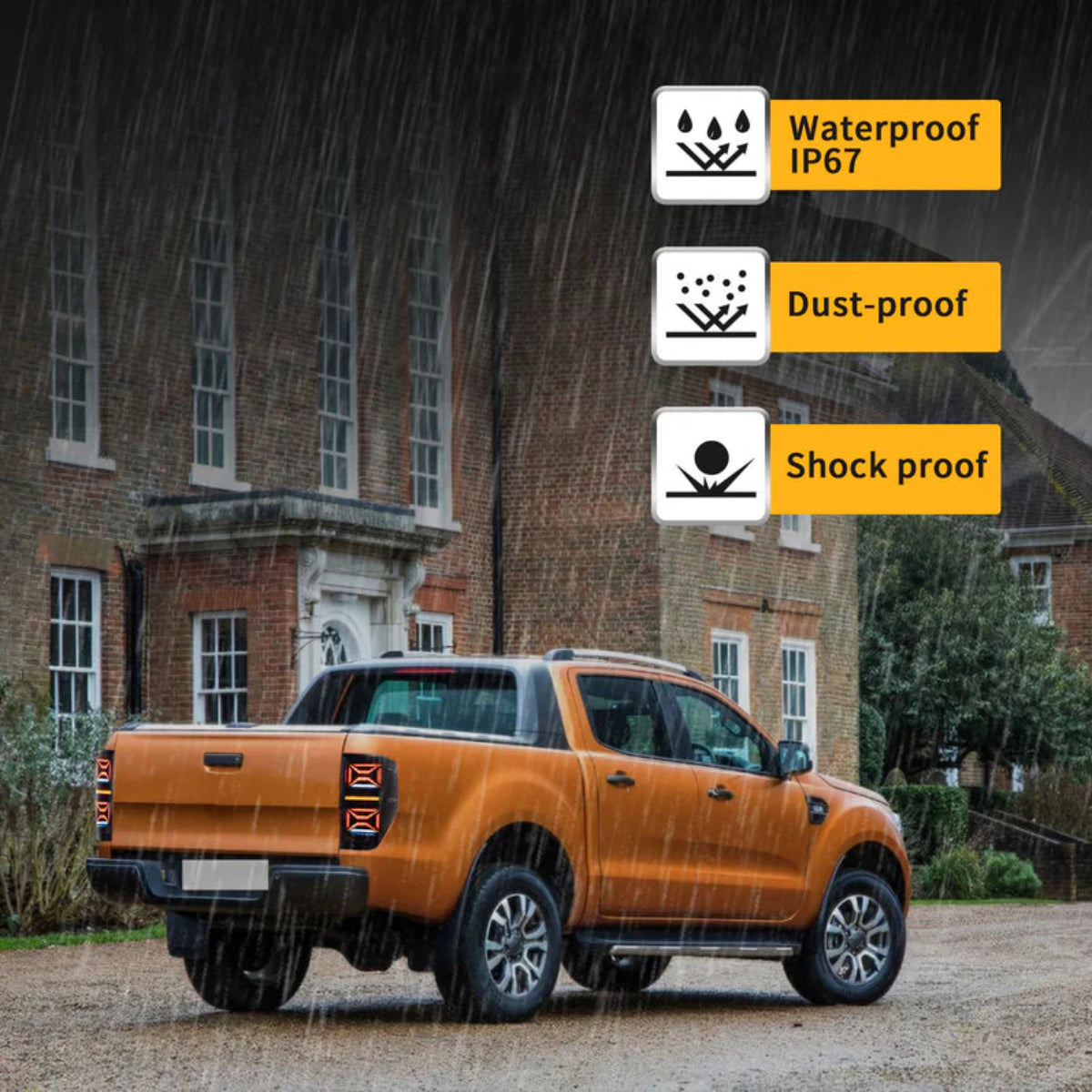 VLAND LED Taillights For 2012-2022 Ford Ranger T6 Australia