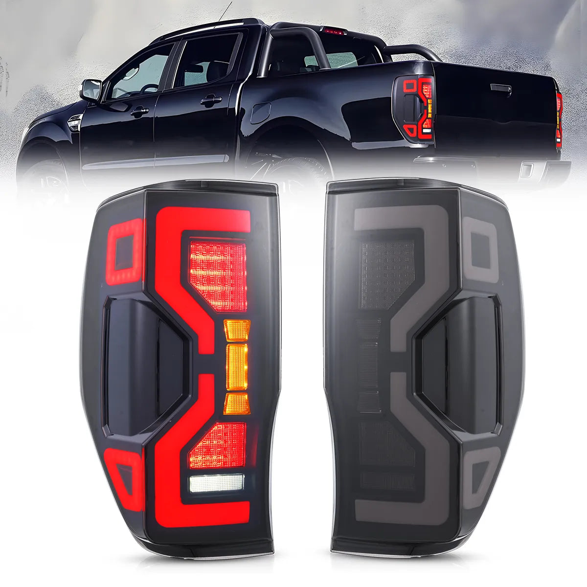 VLAND LED Taillights For 2012-2022 Ford Ranger T6/P375 Australia