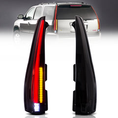 VLAND LED Tail Lights For 2007-2014 GMC Yukon Chevrolet Tahoe Suburban