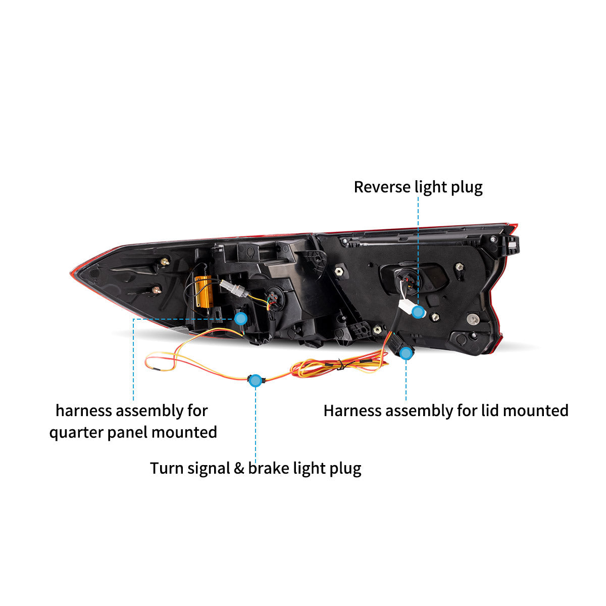 VLAND LED Tail Lights for Honda Accord 2018-2022 Sedan Australia