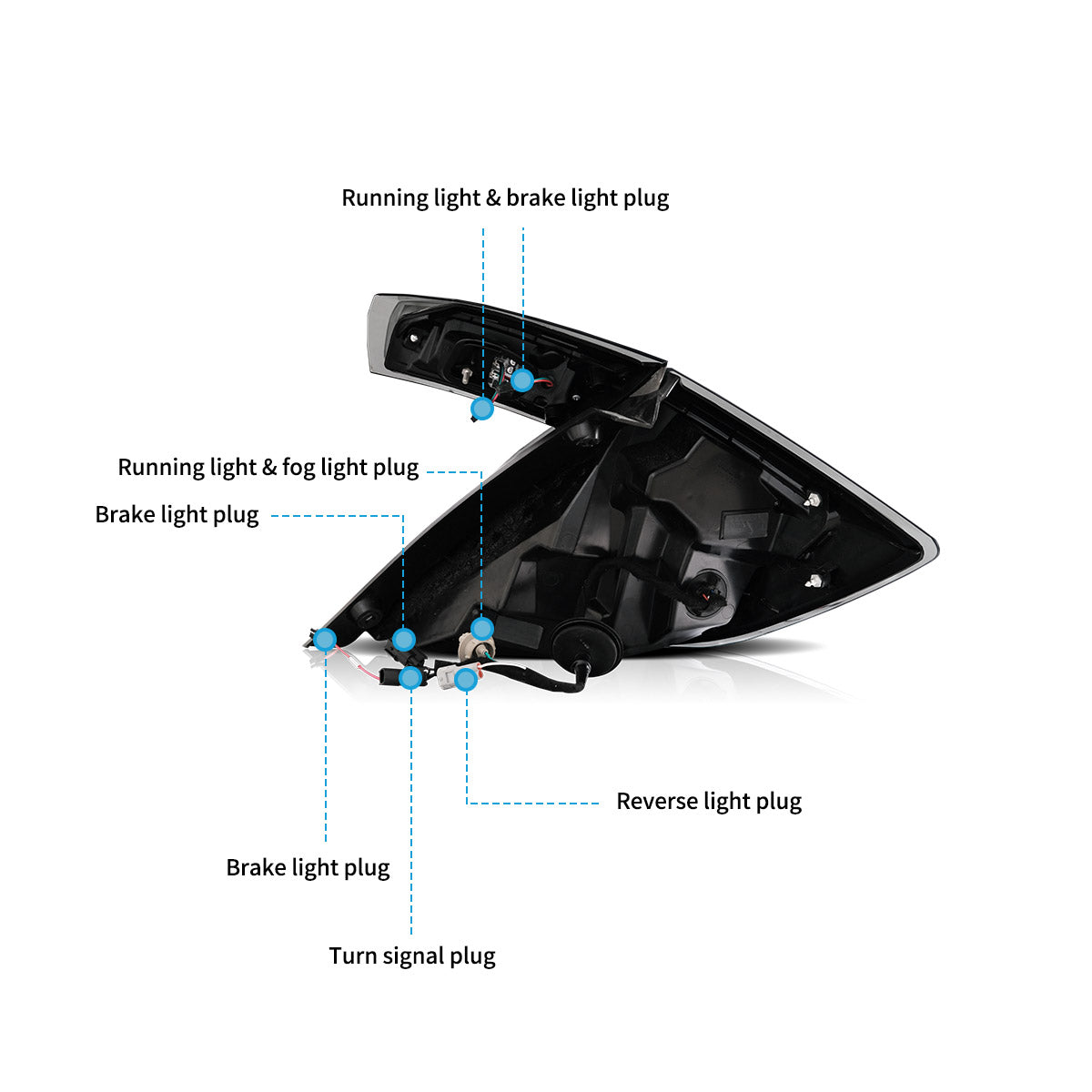 VLAND LED Taillights For 2016-2021 Honda Civic with start-up animation Australia
