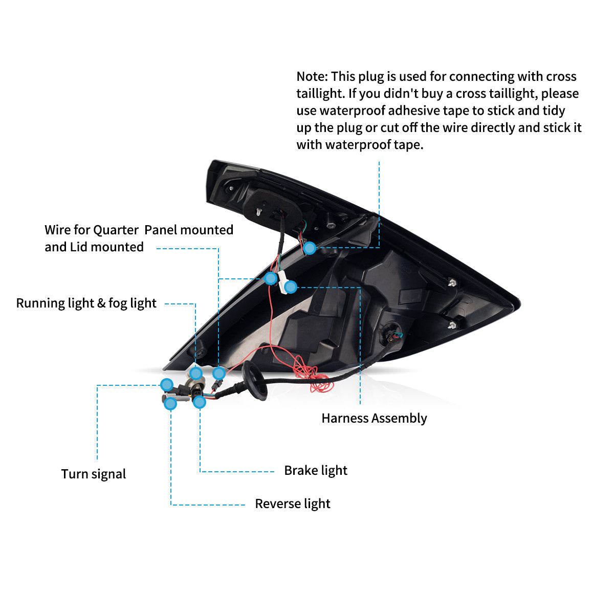 VLAND LED Taillights For 2016-2021 Honda Civic Australia