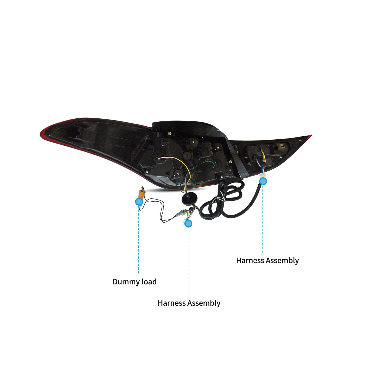 VLAND LED Tail Lights for 2011-2015 Hyundai Elantra Australia