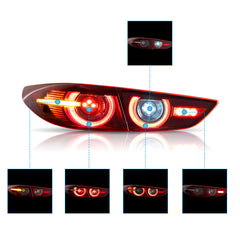 VLAND Tail Lights for 2019-2021 Mazda 3 Axela Sedan Australia