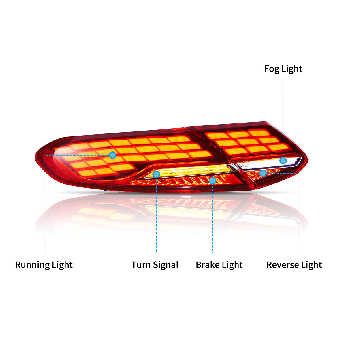 VLAND Taillights For 2016–2021 Mercedes-Benz C-Class A205/C205 Australia