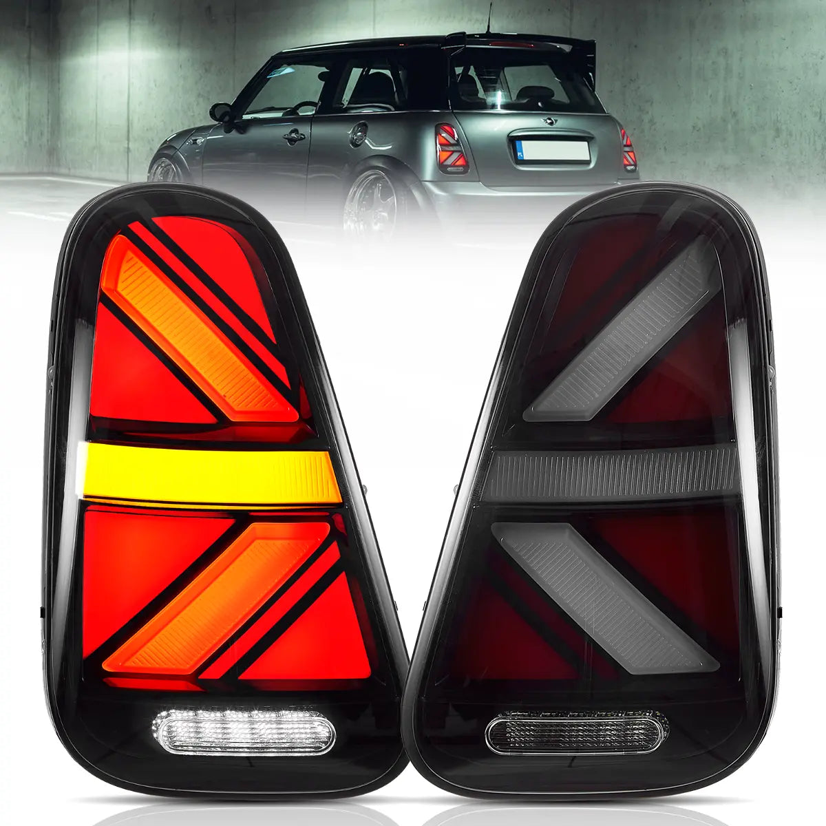 VLAND LED Tail Lights For 2001-2006 Mini Cooper R50 R52 R53 [Mini Hatch/Cabrio] VLAND™