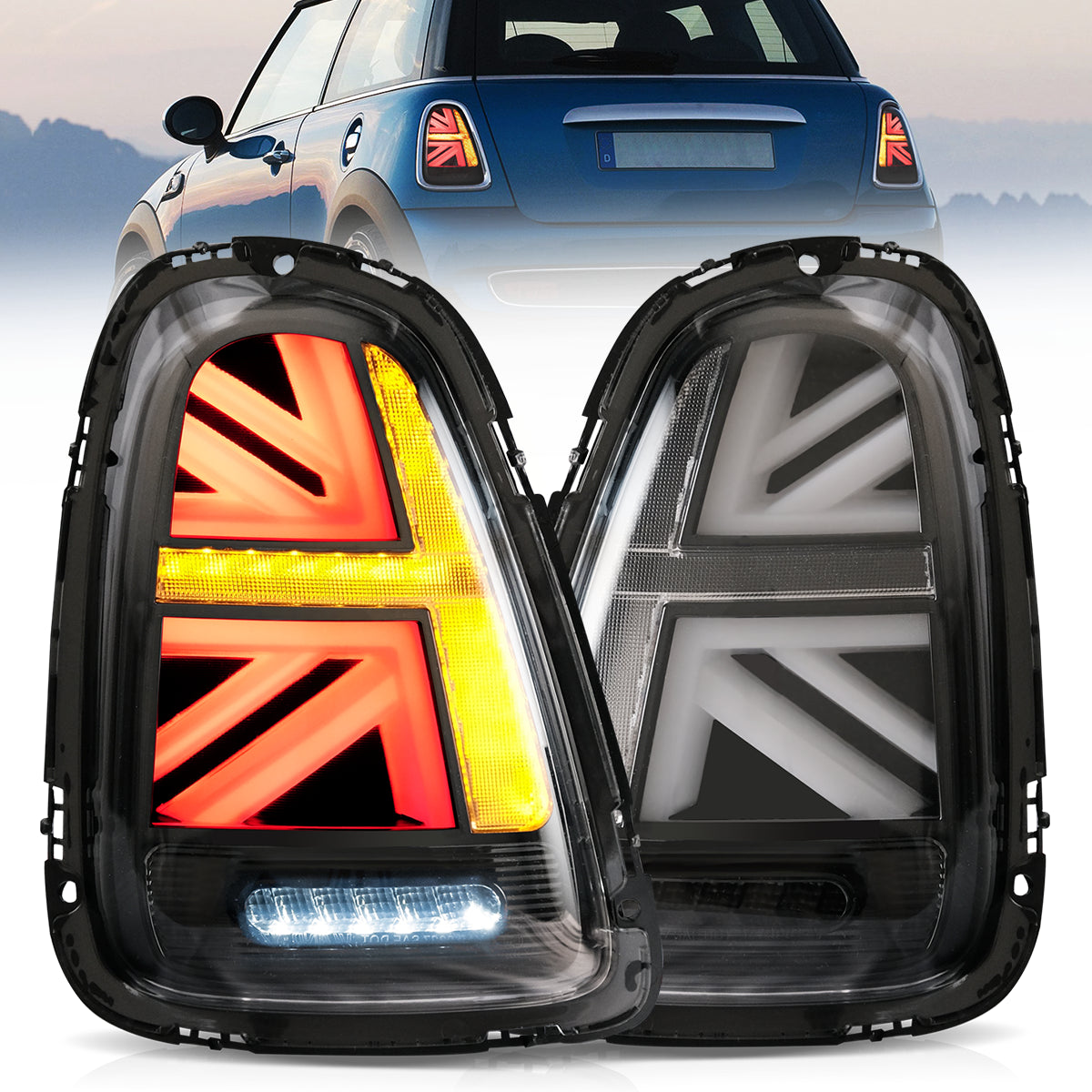 VLAND LED Tail Lights For 2007-2013 Mini Cooper R Series 2th Gen(R56-R59)
