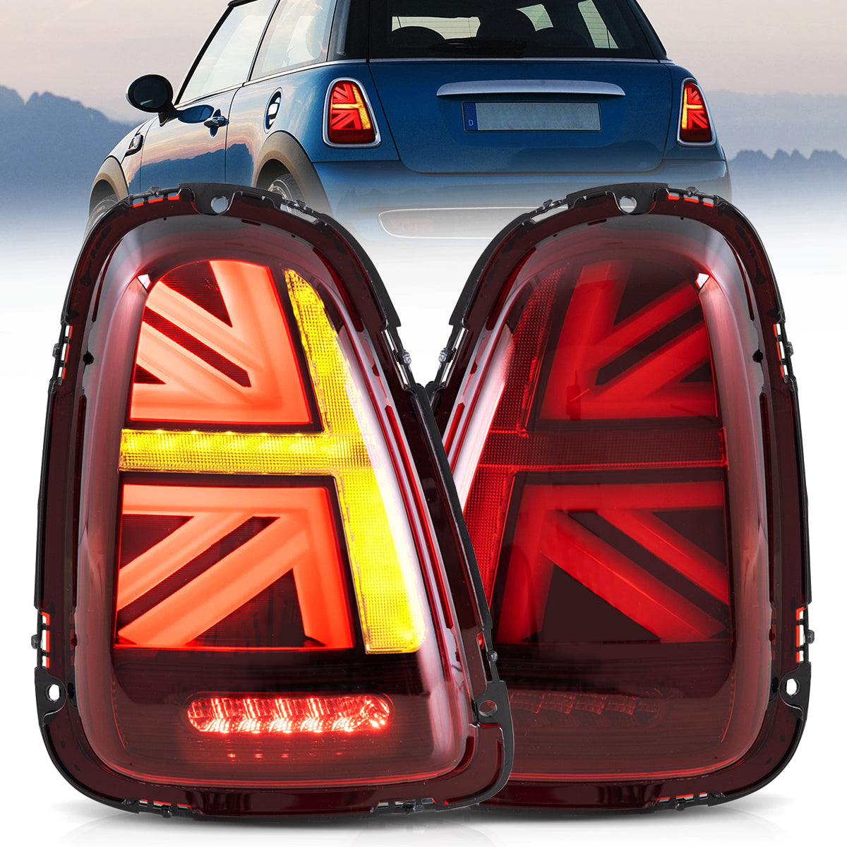VLAND LED Tail Lights For 2007-2013 Mini Cooper R Series 2th Gen(R56-R59)