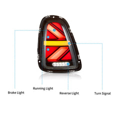 VLAND LED Taillights For 2007-2013 Mini Cooper(Hatch) R56-R59 Australia